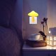 thumbnail image 2 of LED Night Light Wall Plug-in Bright Yellow Lamp Mushroom Shaped Saving Energy Powered Light (EU Plug), 2 of 3