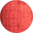 thumbnail image 1 of Ahgly Company Indoor Round Oriental Orange Industrial Area Rugs, 7' Round, 1 of 4