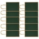thumbnail image 3 of 10 bolsas de papel Kraft para dulces, aperitivos, compras, regalos, bolsas de regalo con asas para bodas, 15 x 8 x 21 cm, color verde, 3 of 5