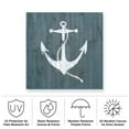 thumbnail image 3 of Grace Popp 'Nautical Plank IV' Outdoor Canvas 35x35, 3 of 5