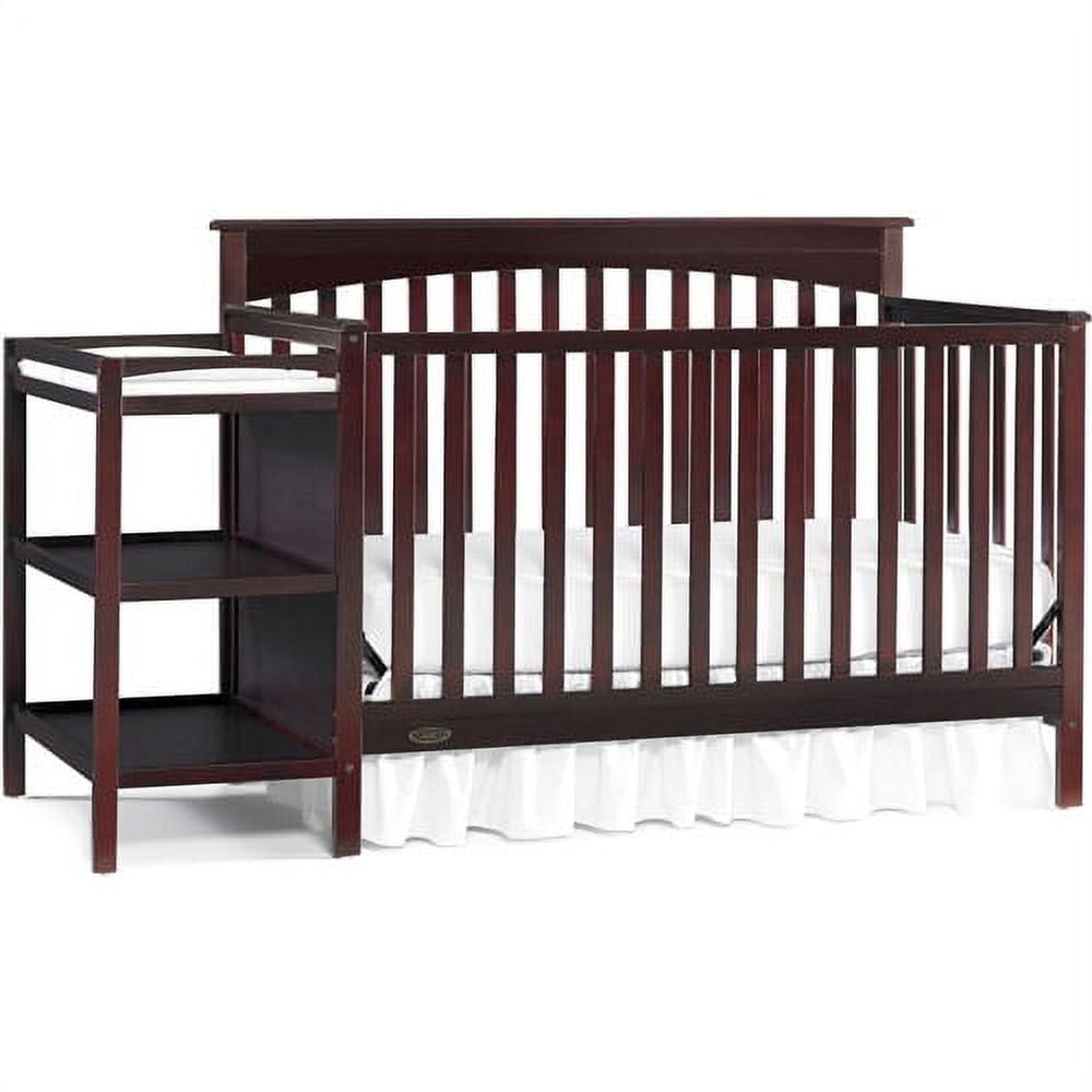 Graco woodbridge crib store with changing table