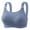 Blue, variant on Jalioing Wireless Bralettes for Women Lightweight Full Coverage Adjustable Bra Push Up Supportive Everyday Bra