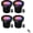 RGBW 4Pack 6W, variant on 6W LED Well Light Outdoor,Low Voltage Landscape Lights Anti-Glare, 12-24V AC/DC Shielded In-Ground Lights IP67 Waterproof Paver Uplights with for Pathway,Fence,Tree (RGBW 4Pack)
