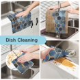 thumbnail image 2 of Yayeee 6 Pack Kitchen Dish Cloths Set for Washing Soft Drying Absorbent Microfiber Towels, Elegant Hexagon Pattern, 2 of 9