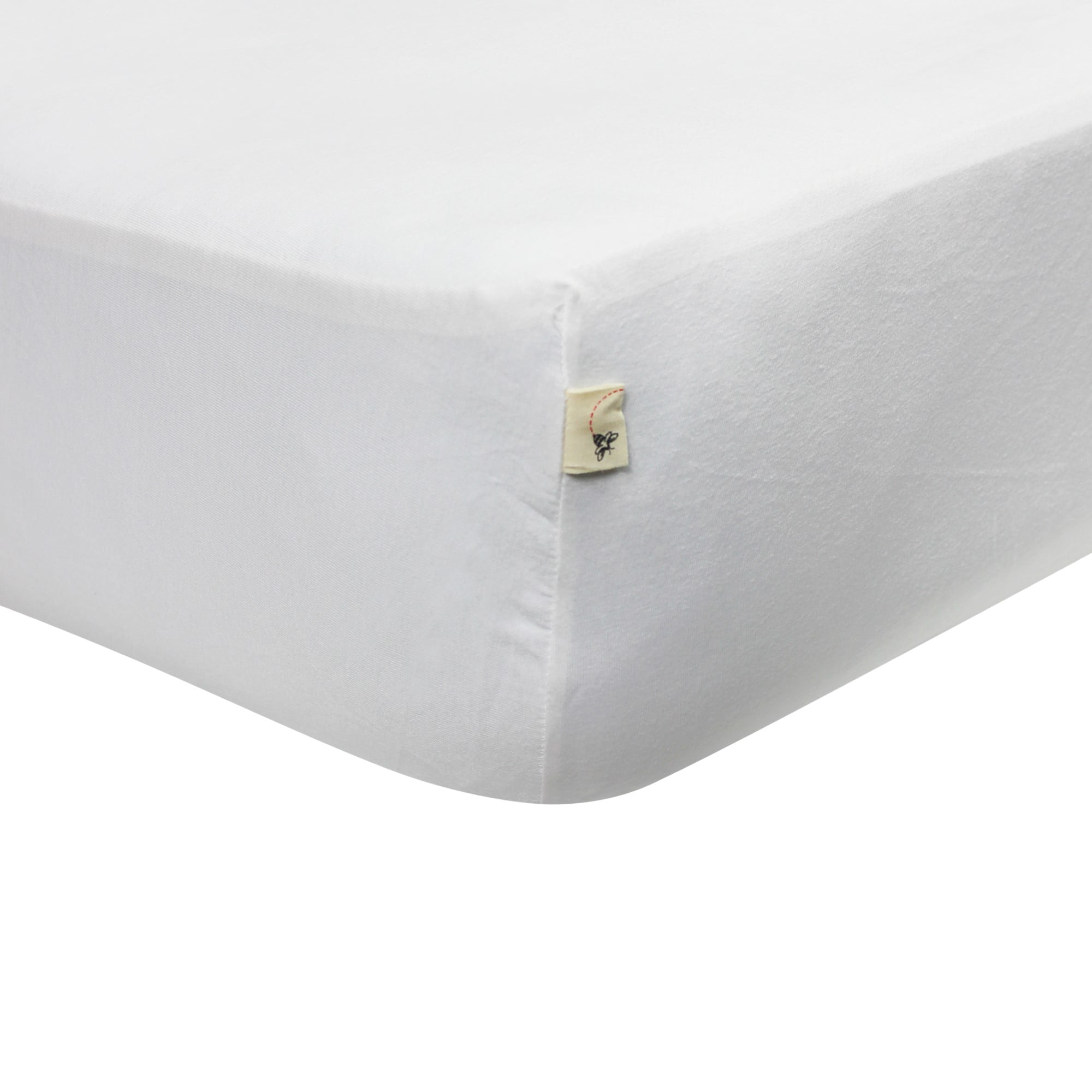 Solid Color Fitted Crib Sheet 100% Organic Cotton Crib Sheet for Standard Crib 