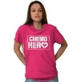 thumbnail image 4 of Breast Cancer Chemo Hero BCA Heart Women's Plus Size Graphic Tee Brisco Brands 2X, 4 of 5