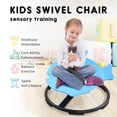 thumbnail image 5 of Sensory Spinning Chair for Kids with Autism & ADHD, Swivel Chair for Indoor/Outdoor Use, Sit and Spin Toys, Fish-Shaped Sensory Chairs for Autistic Children, Training Body Coordination, 5 of 7