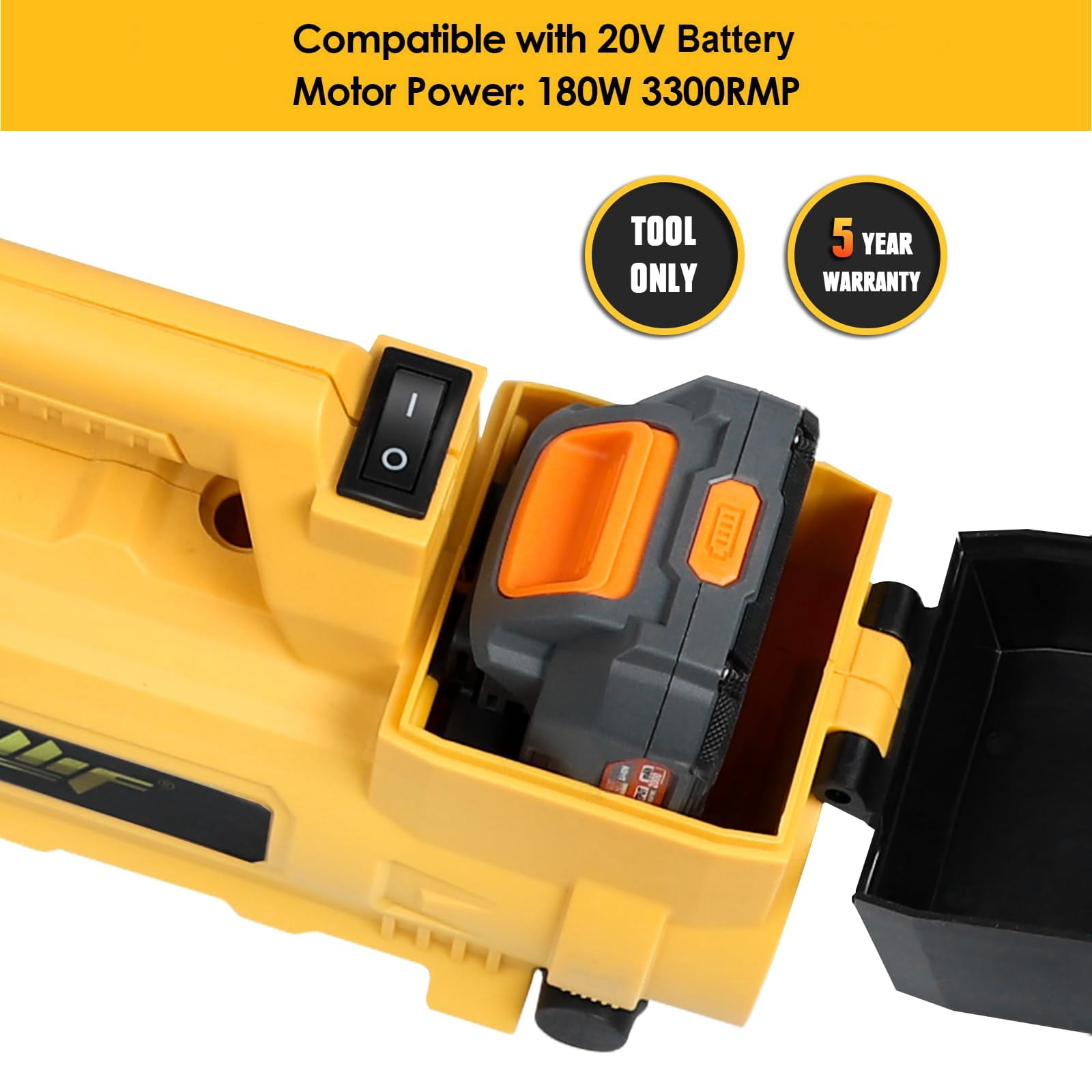 Mellif Cordless Transfer Pump Compatible with Dewalt 20v Battery(Tool Only)