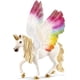 thumbnail image 3 of Schleich 70576 - Unicornio arcoíris alado & 70577 - Unicornio arcoíris alado, potro, 3 of 7