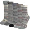 thumbnail image 1 of 6 Pairs Winter Socks Men Wool Socks Mens Thermal Nordic Socks Warm Socks For Men, 1 of 5