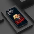 thumbnail image 3 of Abrace a su artista interior: cubierta plateada mate de doble capa con diseño de dibujos animados de moda para iPhone 15 Pro Max 14 13 12 Pro 11, 3 of 4
