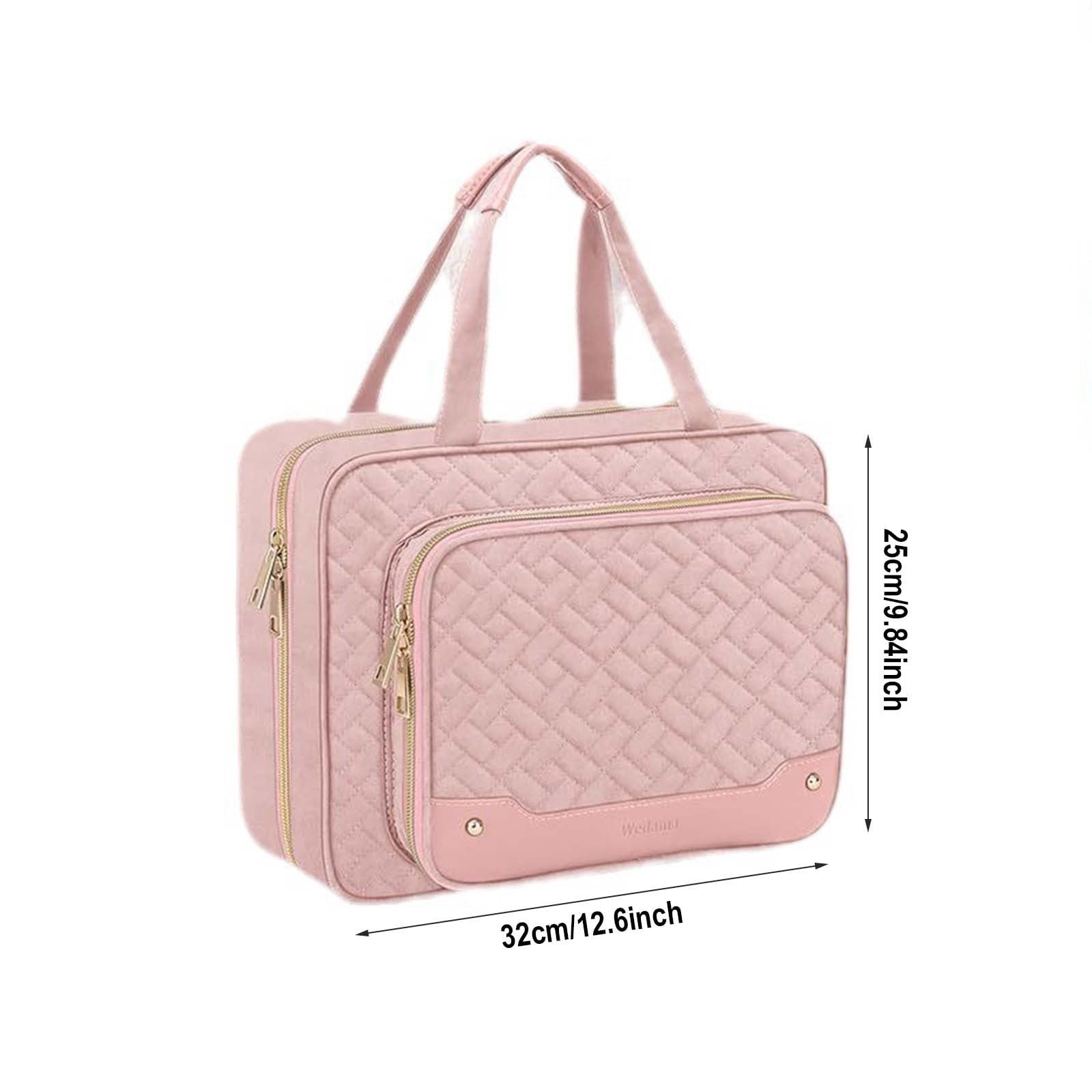 Gnmfd Hanging Toiletry Bag With Jewelry Organizer Large Capacity Travel Makeup Bag Bathroom Organizers And Storage Closet Organizers And Storage For Travel Essentials