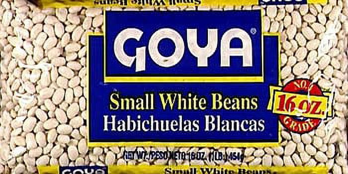 (3 pack) Goya Small White Beans, 15.5 oz