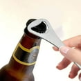 thumbnail image 5 of Juego de abridor de botellas de cerveza de acero inoxidable, 6 piezas, portátil y duradero, regalo de cumpleaños perfecto para hombres, ideal para uso en bares, cocinas y restaurantes, 9 cm, 5 of 5
