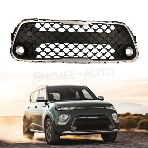 Front Bumper Lower Grille 86530K0020 for Kia Soul 2020-2022 Silver Black