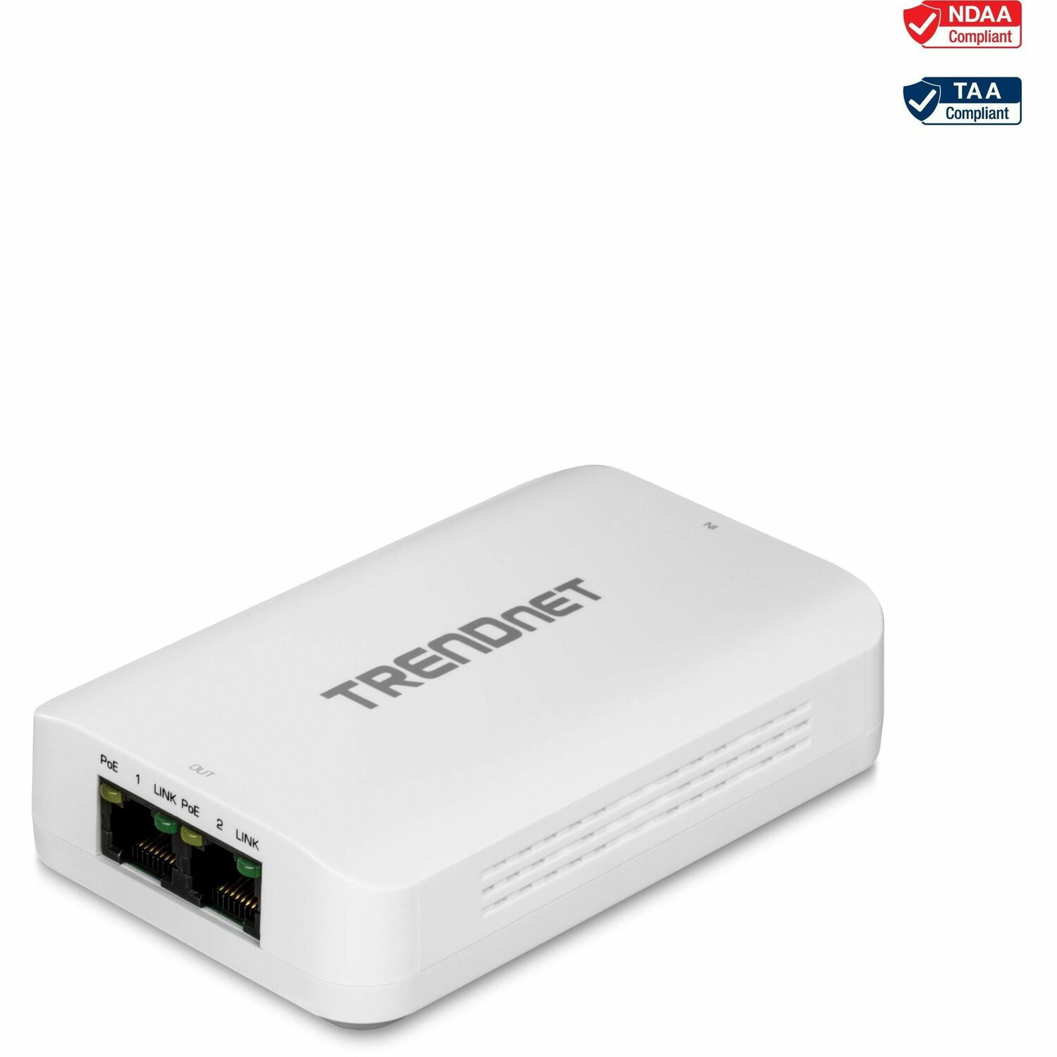 TRENDnet 8-Port Gigabit PoE+ Switch – Langstrecken-PoE Bis 200 M, 65 W Gesamtleistung, Schwarz