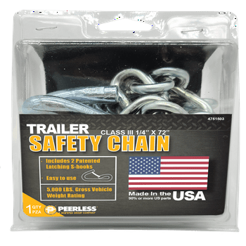 Peerless Chain Trailer Safety Chain Class 3, 4751503