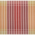 thumbnail image 2 of Unique Loom Outdoor Striped Collection Area Rug - Dash (7' 10" Square Peach and Salmon/Ivory), 2 of 9