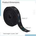 thumbnail image 4 of 3 Yards Sewing Snap Tape Trim, Sewing Snap Ribbon Fastener Press Stud Tape, Snap Button Tape Soft Cloth Sewing Snap for Sewing DIY Accessories, 4 of 6