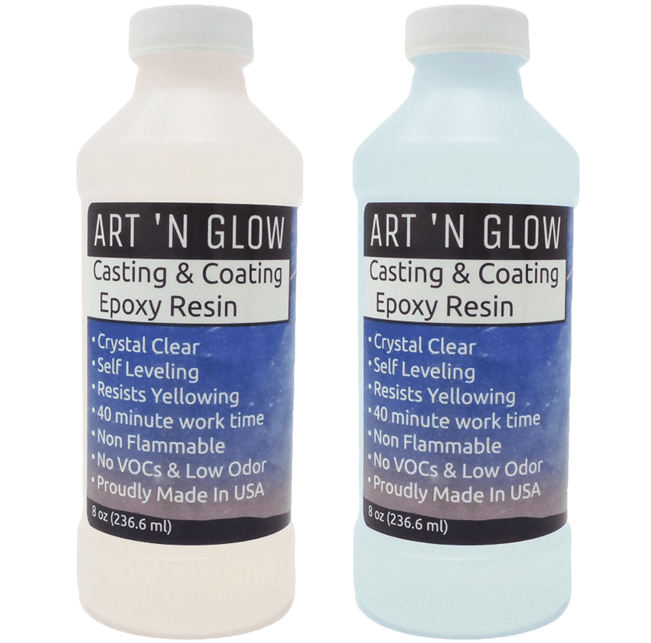 Dr Crafty - Epoxy Resin - Epoxy Resin Kit - Crystal Clear Art Resin Epoxy  Resin - Kit Casting Resin Countertop Epoxy Wood - 32 Oz