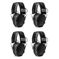 thumbnail image 1 of Walker's Razor Slim Electronic Protection Earmuffs, Black Patriot (4 Pack), 1 of 7