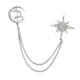 thumbnail image 1 of Elegante Deer Moon Star Broche Delicate Past Pin Pin Decorativo Cadena Pin, 1 of 4