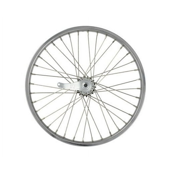 Wheel 20" x 1.75" 36 Stainless Steel Spoke Coaster Brake Chrome