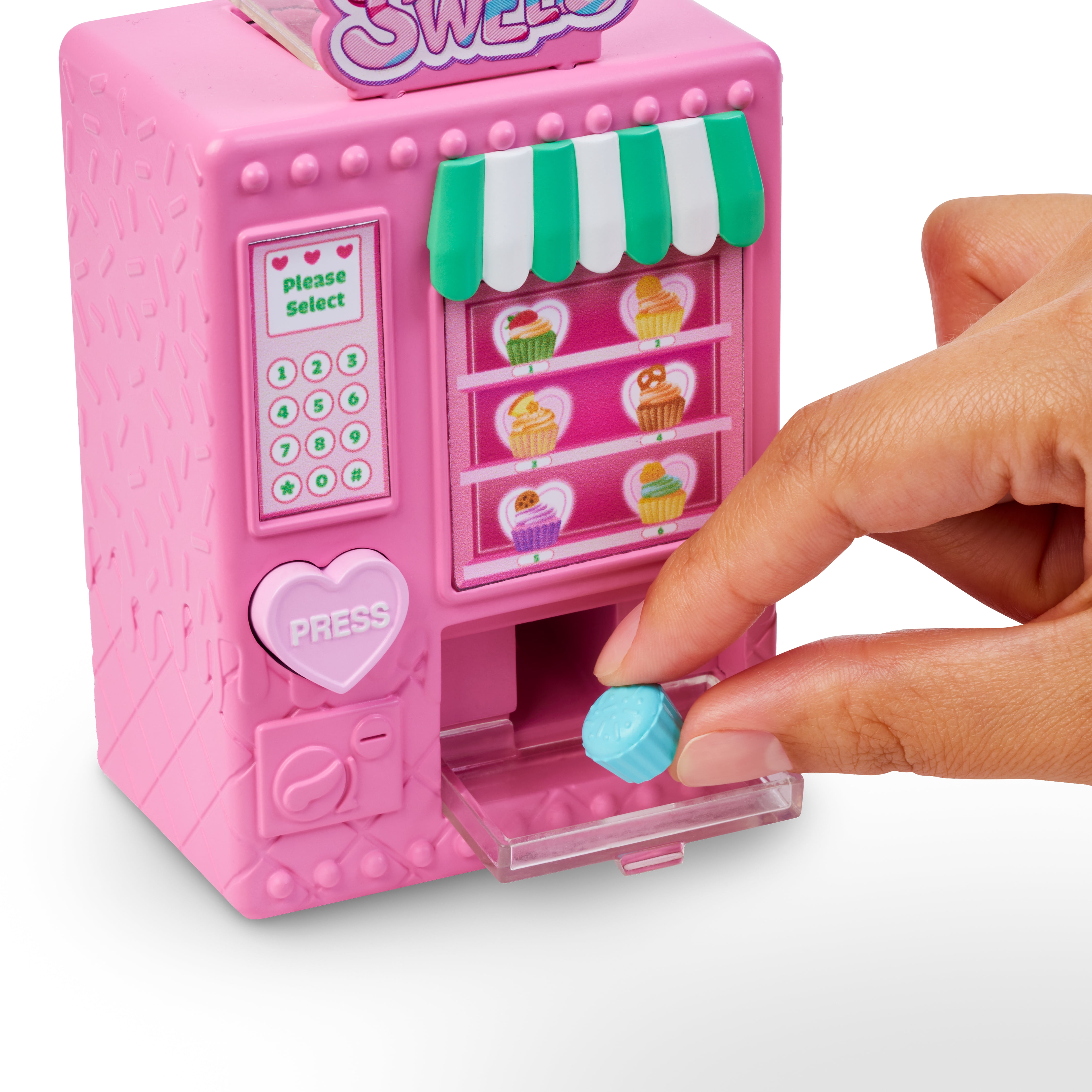 Pretty Sweets Chloe Cupcake 5-inch Doll & Vending Machine Playset, Children Ages 3+