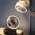 thumbnail image 4 of Gnwei 4 In 1 Portable Folding Fan with Light, Portable Clip on Fan, Camping Fan with LED Lights, Battery Operated Fan, USB Rechargeable for Desk, Tent, Treadmill, Stroller, Home, 4 of 9