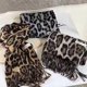 thumbnail image 4 of Stylish Leopard Pattern Oversized Scarf Winter Neck Warmer Lightweight Polyester Fashion Shoulder Wrap Shawl Multicolor, 4 of 4