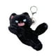 thumbnail image 1 of Llavero de Gato Jinwen Accesorio de Peluche Negro, 1 of 5