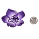 thumbnail image 1 of Broche Pin de Forma Flor Joyería Elegante para para proteger Purple1, 1 of 9