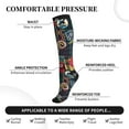 thumbnail image 2 of Pofeuu Adventure Camping Badge Print Compression Socks for Women & Men Circulation - Best Support for Nurses,Running,Athletic,Sports, 2 of 7