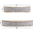 thumbnail image 3 of Metal Geometric Wall Shelf with Crystal Embellishments, Set of 2 5", 5"H, Gold, 3 of 8