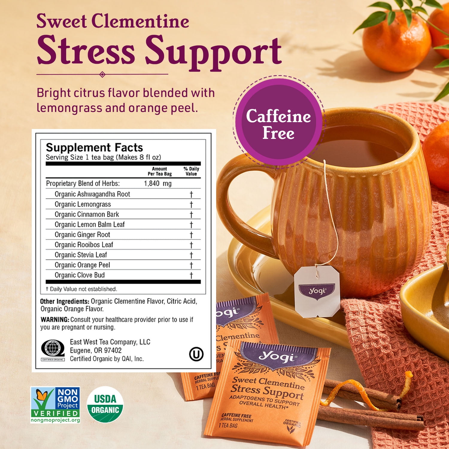Yogi Stress Relief & Herbal Tea Variety pack - Includes Bedtime, Kava Stress Relief, Soothing Caramel Bedtime & More - 16 Tea Bags per pack (6 Packs)