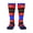 1 Black, variant on Women's Knee High Socks Multiply Gays Lesbians Flag Outdoor Casual Tube Socks
