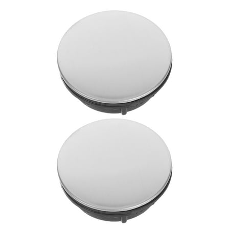 STOBOK 2Pcs Easy Install Silver Sink Basin Cover for Kitchen Faucet Hole