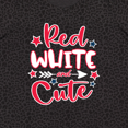 thumbnail image 4 of Inktastic 4th of July Red White and Cute with Arrow and Stars Women's Plus Size T-Shirt, 4 of 5