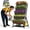 without wheels, variant on 5-Tier Vertical Garden Bed Planter Boxes with Drainage System & Storage Space, Freestanding Vertical Garden Planter with 5 S-Hooks for Plants Vegetables Flowers Herbs in Garden Patio Yard