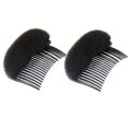 thumbnail image 1 of 2 piezas encantadoras inserciones de volumen para aumentar el volumen, peine para el cabello, herramienta para hacer moños, base para el cabello, accesorios para mujeres, damas y niñas (negro), 1 of 5