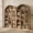 Brown, variant on Finmind 71" Tall 5‑Tier Arched Bookcase, Vintage Open Display Bookshelf with Rustic Wood Finish for Living Room, Office, Bedroom, Brown