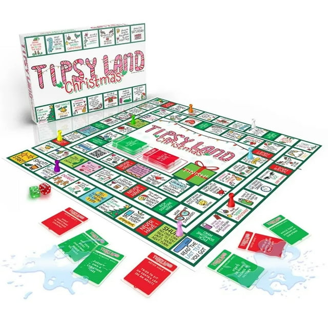 Land Christmas Board Game: The Ultimate Adult Holiday Drinking Game