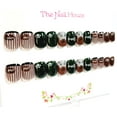 thumbnail image 2 of For The Love Of Cats Glossy Short Square Square Press-On Nails - 24 Pieces - Artificial Nail Kit, 2 of 3