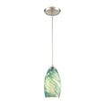 thumbnail image 1 of Evening Sky Pendentif Mini 1-Lumière en Nickel Satiné, 1 of 10