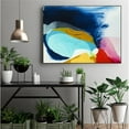 thumbnail image 3 of Giant Art Canvas  24x18 Maya IV Framed in Yellow, 3 of 3