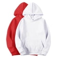 thumbnail image 2 of Ashirexll Hoodies for Women, Womens Hoodies Pullover, 2PC Solid Color Hoodies Ladies Casual Pocket Long Sleeve Drawstring Hooded Sweatshirts, 2 of 5