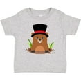 thumbnail image 3 of Inktastic Groundhog Day with Groundhog in Top Hat Boys or Girls Baby T-Shirt, 3 of 5