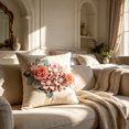 thumbnail image 2 of JWH 3D Flower Throw Pillow Cover Aesthetic Decorative Floral Accent Pillow Case Handmade Pillowcase for Bed Living Room Couch Office 18x18inch Pink, 2 of 11