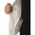 thumbnail image 5 of Chaqueta abierta de la chaqueta del traje de la cosecha del trabajo de la oficina del frente de las mujeres Blanco Sólido S, 5 of 5