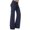 Navy, variant on RYDCOT Utility Work Pants with Elastic Waist and Metal Buttons Women Workout Out Leggings Stretch Waist Button Pocket Yoga Gym Loose Pants